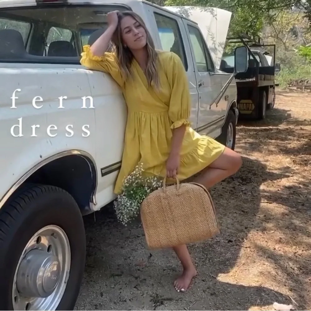 •NWOT Carly Jean Los Angeles FERN Dress. - Picture 4 of 12